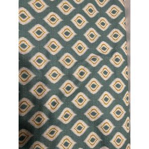 4 Yards X 56” Raymond Waites Namo Mill Creek Upholstery Fabric Peacock Teal Gold